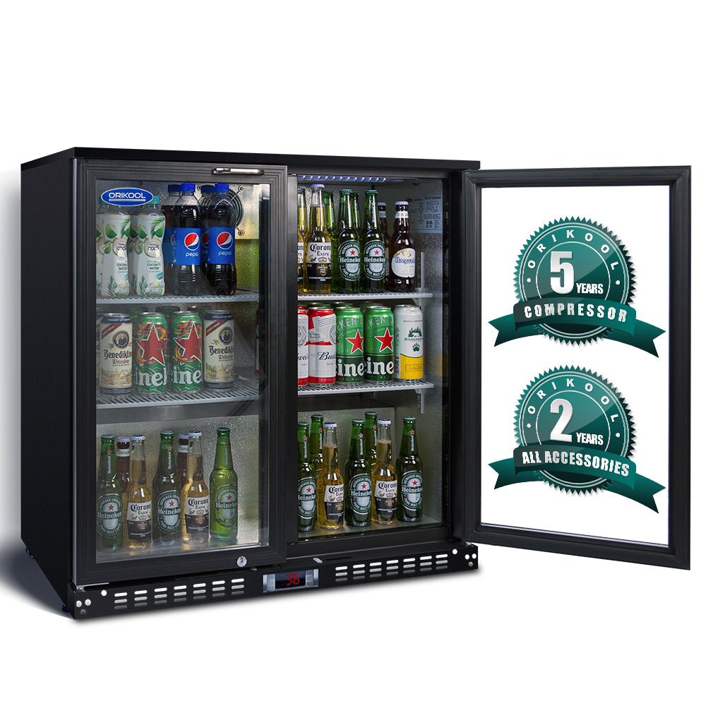 Orikool Beverage Refrigerators Cooler, 35 Inch 2