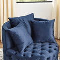 Velvet Upholstered Swivel Chair For Living Room,