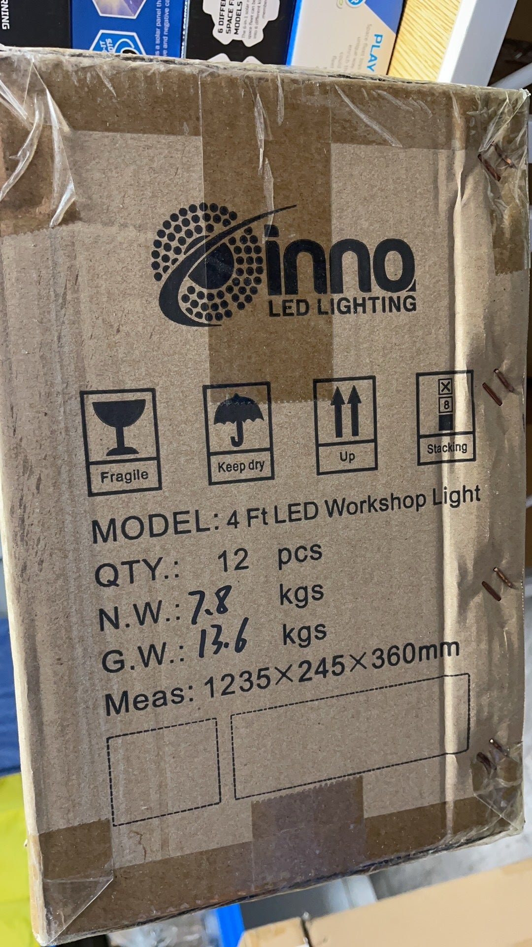 Inno Led Workshop Light 32W 4Ft Lumens 4,238Lm