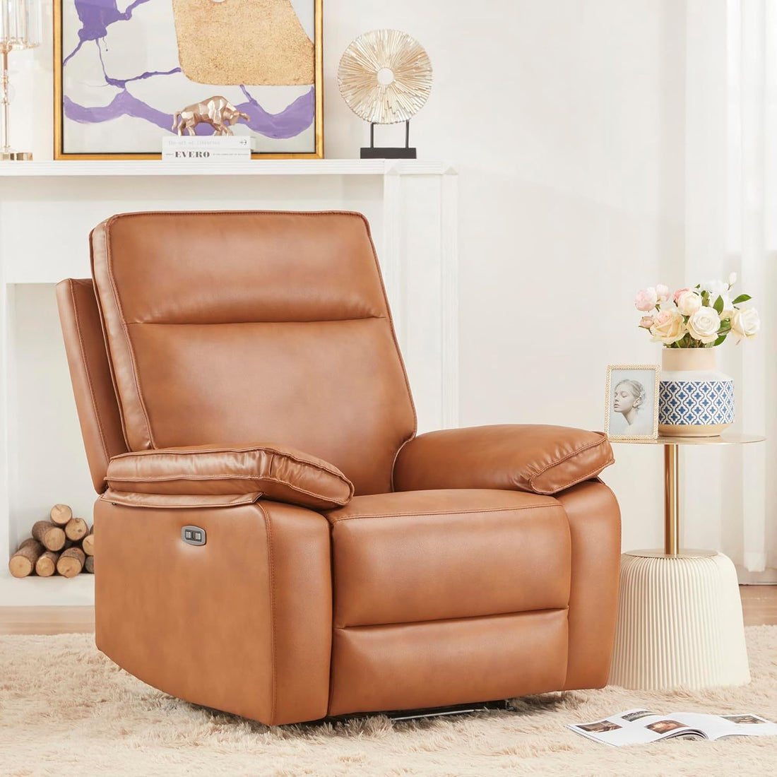 Electric Power Recliner Chair With Usb Port,