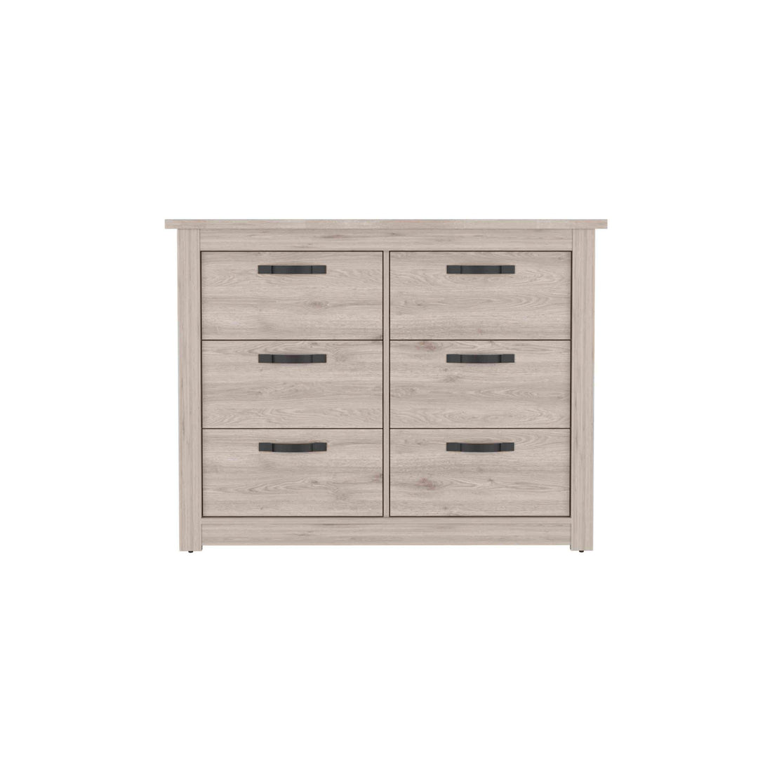 Becca 6 Drawer Double Dresserfour Legs, Metal