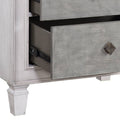 Rustic Grey And Weathered White 2 Drawer