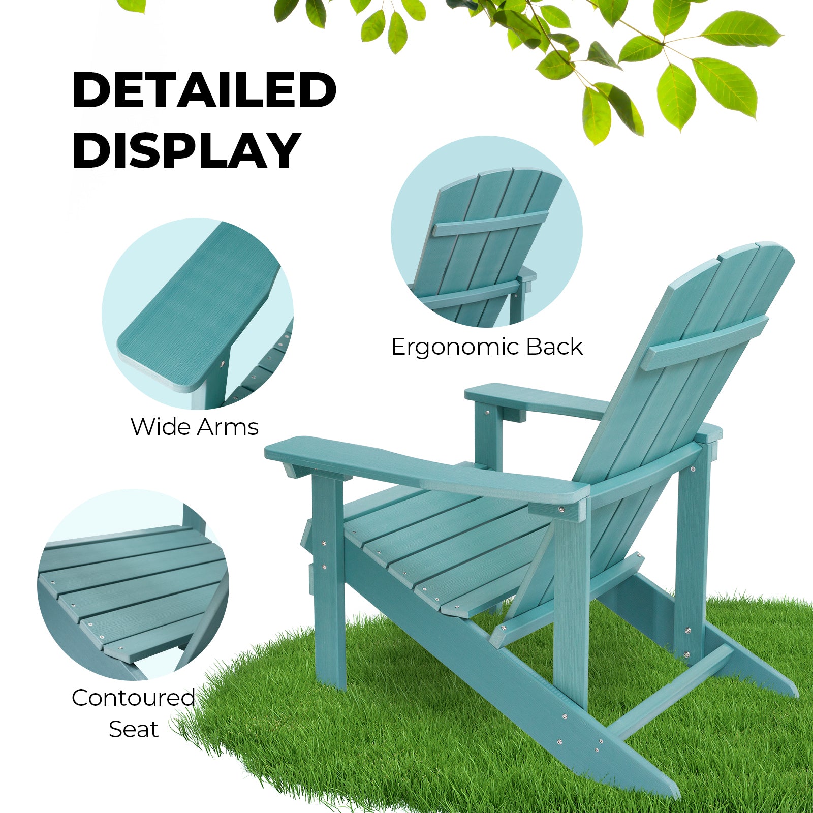 Adirondack Chairs Weather Resistant Plastic Fire