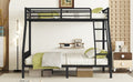 Twin Xl Over Queen Metal Bunk Bed With Ladder And