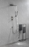 Waterfall Spout Wall Mounted Shower With Handheld