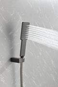 Waterfall Spout Wall Mounted Shower With Handheld