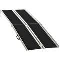 Homcom Portable Wheelchair Ramp for Home,