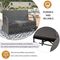 Outdoor Loveseat And Convertible To Four Seats