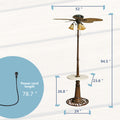 52 In Light Ceiling Fan Lighting With Table,