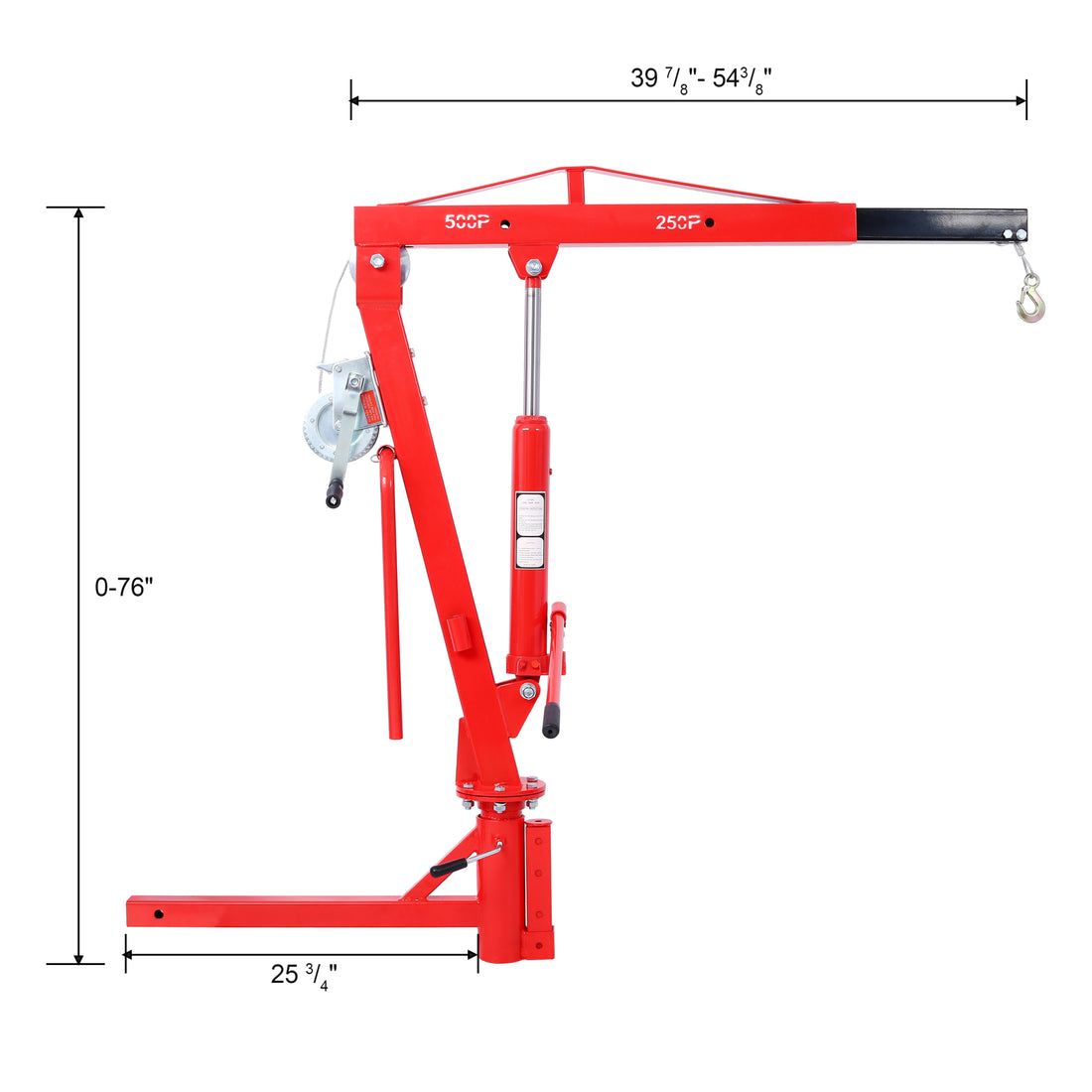 500Lb Pickup Truck Hydraulic Pwc Dock Jib Engine