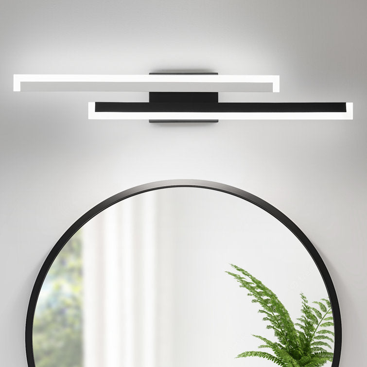 Gabbie Modern Black White Led Vanity Lighting No