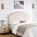 Mid Century Headboard For King Size Bed, Velvet -