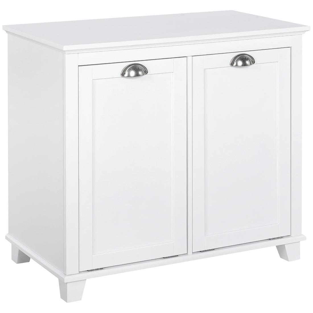 Homcom Tilt Out Laundry Sorter Bathroom Cabinet,