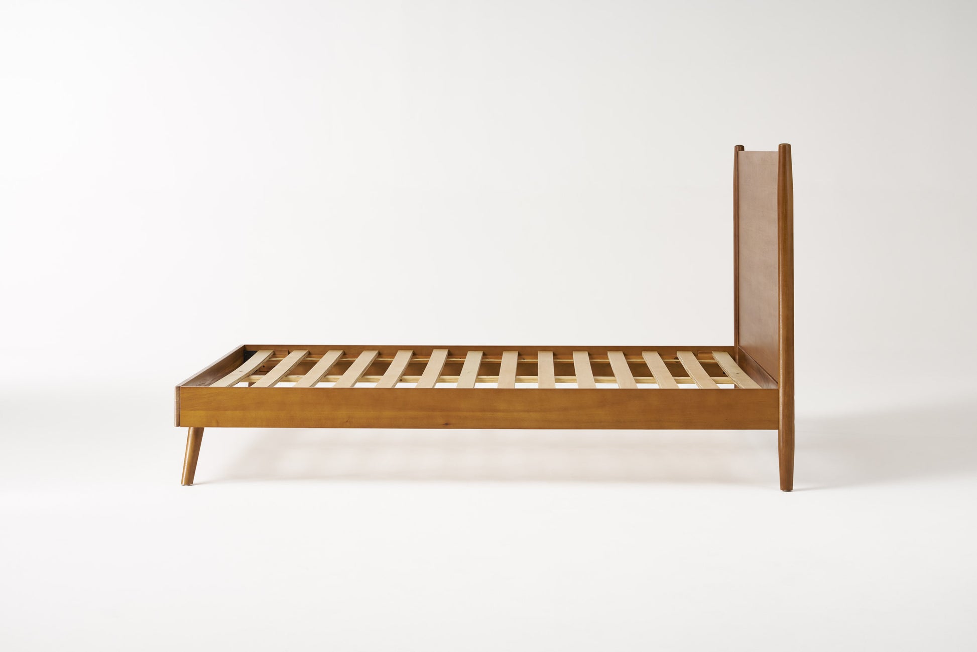 Full Bed - Full Natural Acacia Wood