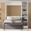 Twin Size Murphy Bed Wall Bed With Sofa,With -