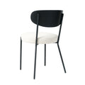 Boucle Modern Kitchen Dining Chair Bentwood