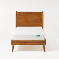 Twin Bed - Twin Natural Acacia Wood