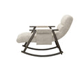 Casual Folding Rocking Chair Upholstered, Lounge