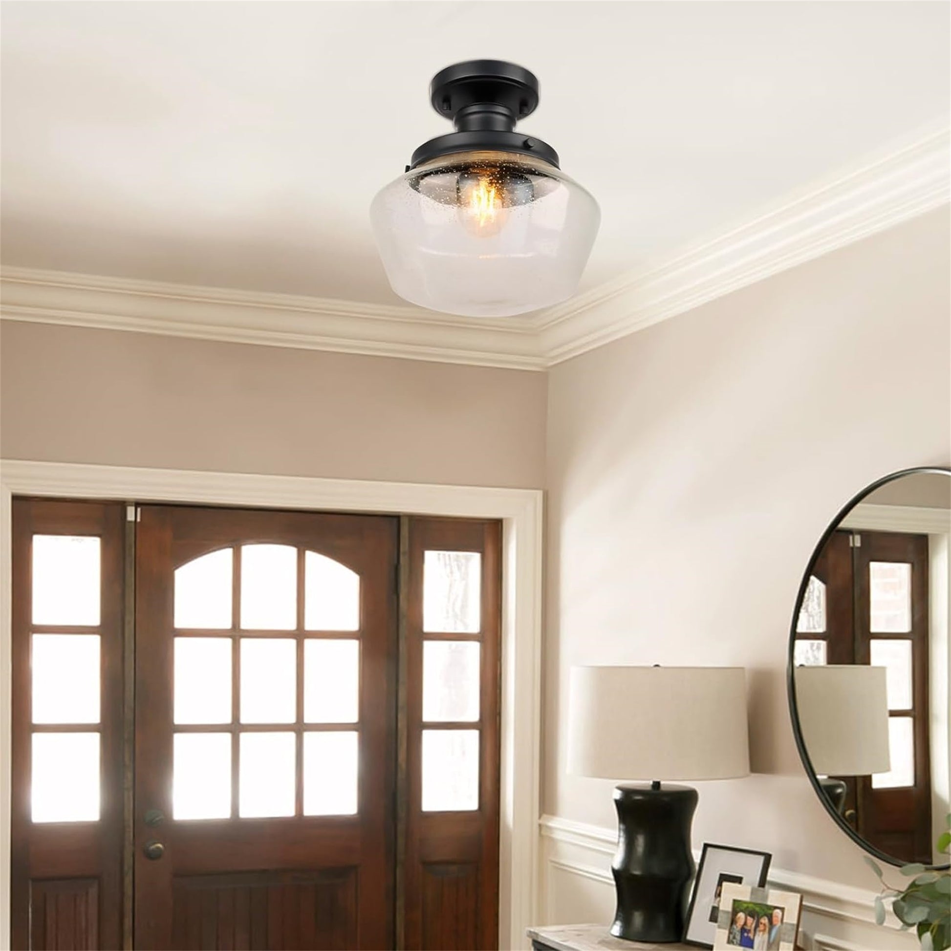 Industrial Semi Flush Mount Farmhouse Ceiling