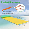 18*6Ft Floating Water Pad Mat, 3 Layer Tear