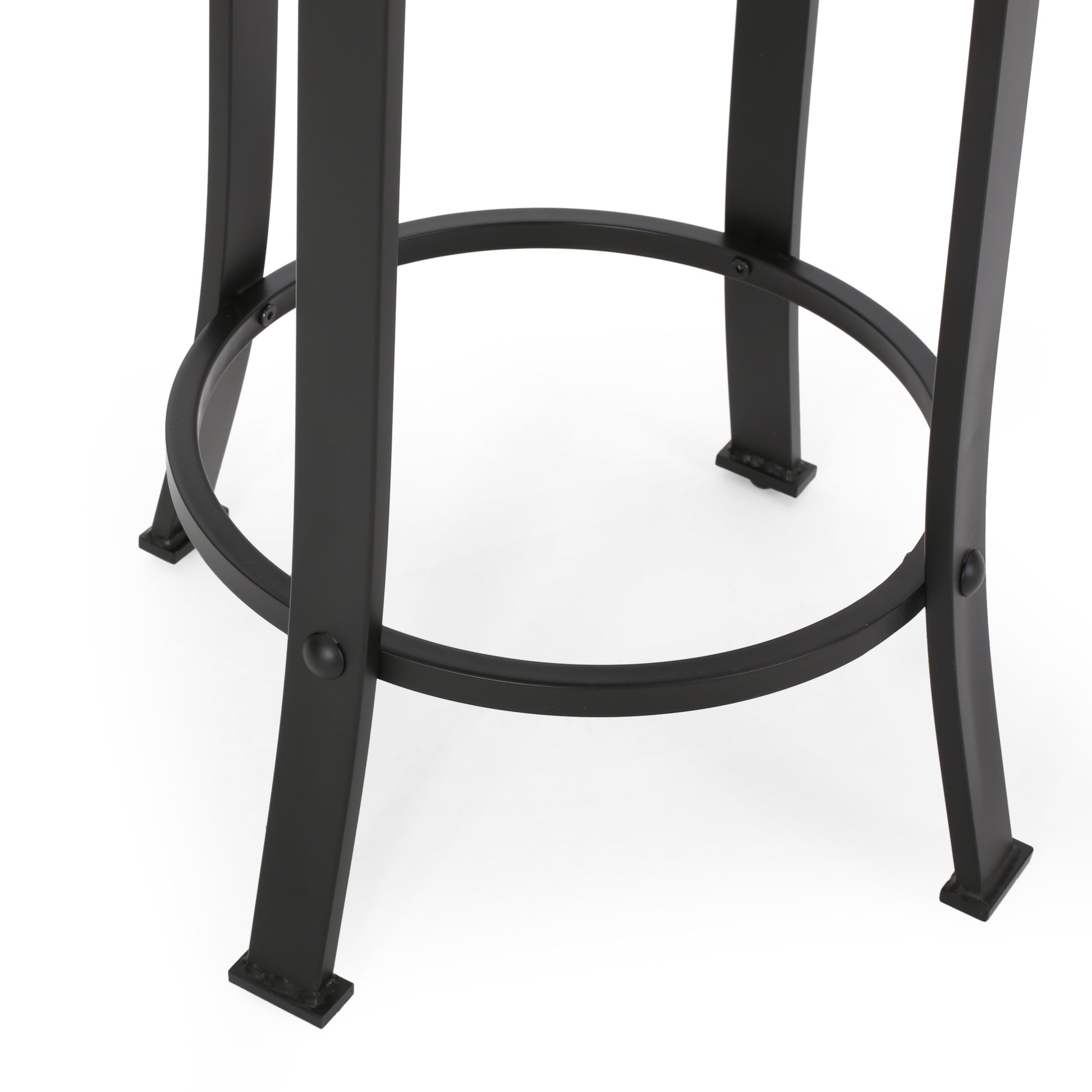 Counter Stool - Black Wood Metal