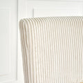 Modern Beige Simple Dining Chair Fabric