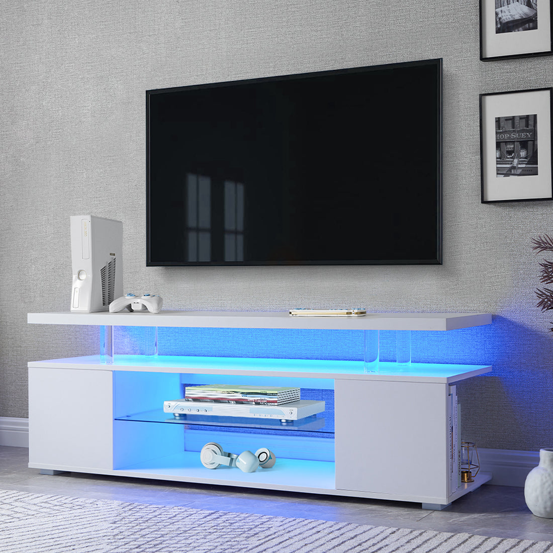 Tv Stand For 65 Inch Tv Led Gaming Entertainment
