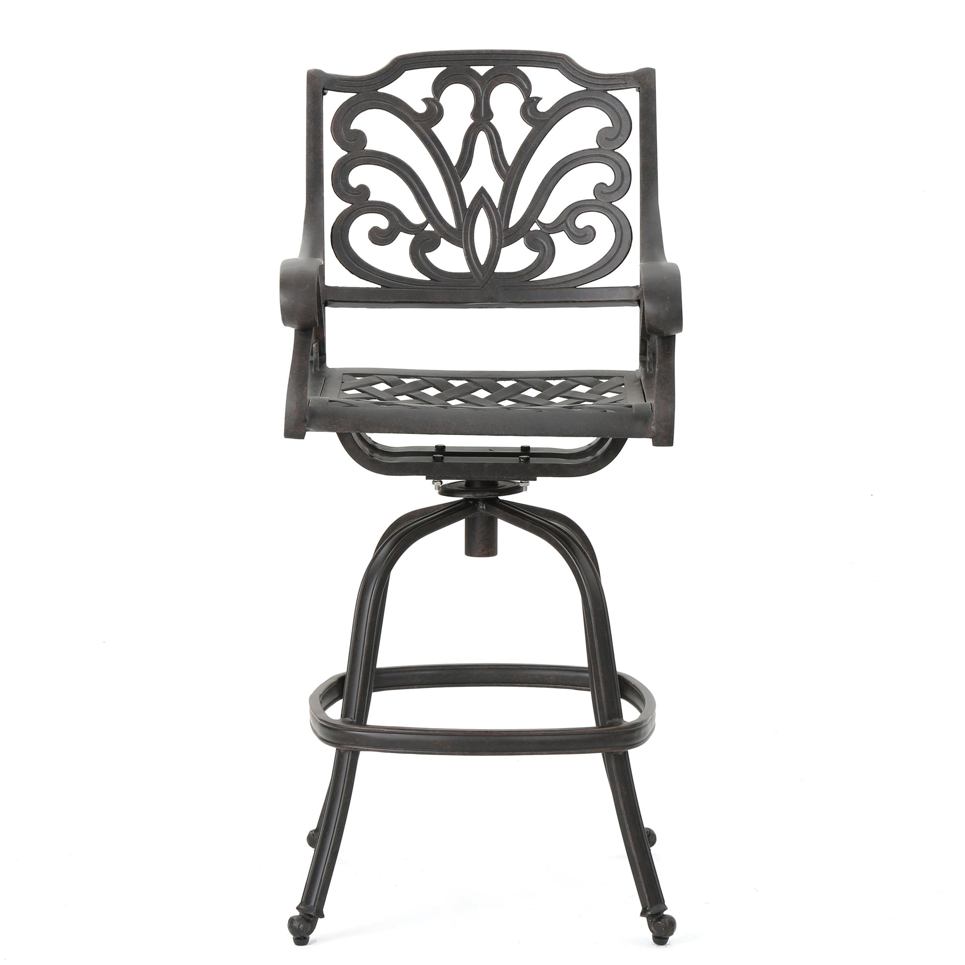 ALFRESCO KD SWIVEL BARSTOOL copper-aluminium