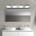 Modern Bathroom Vanity Lighting 4 Light LED Vanity chrome-modern-acrylic-stainless steel