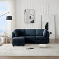 Convertible Sectional Sofa With Chaise, L Shaped