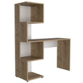 Vik Desk With Storage Cabinets, Four Shelves -