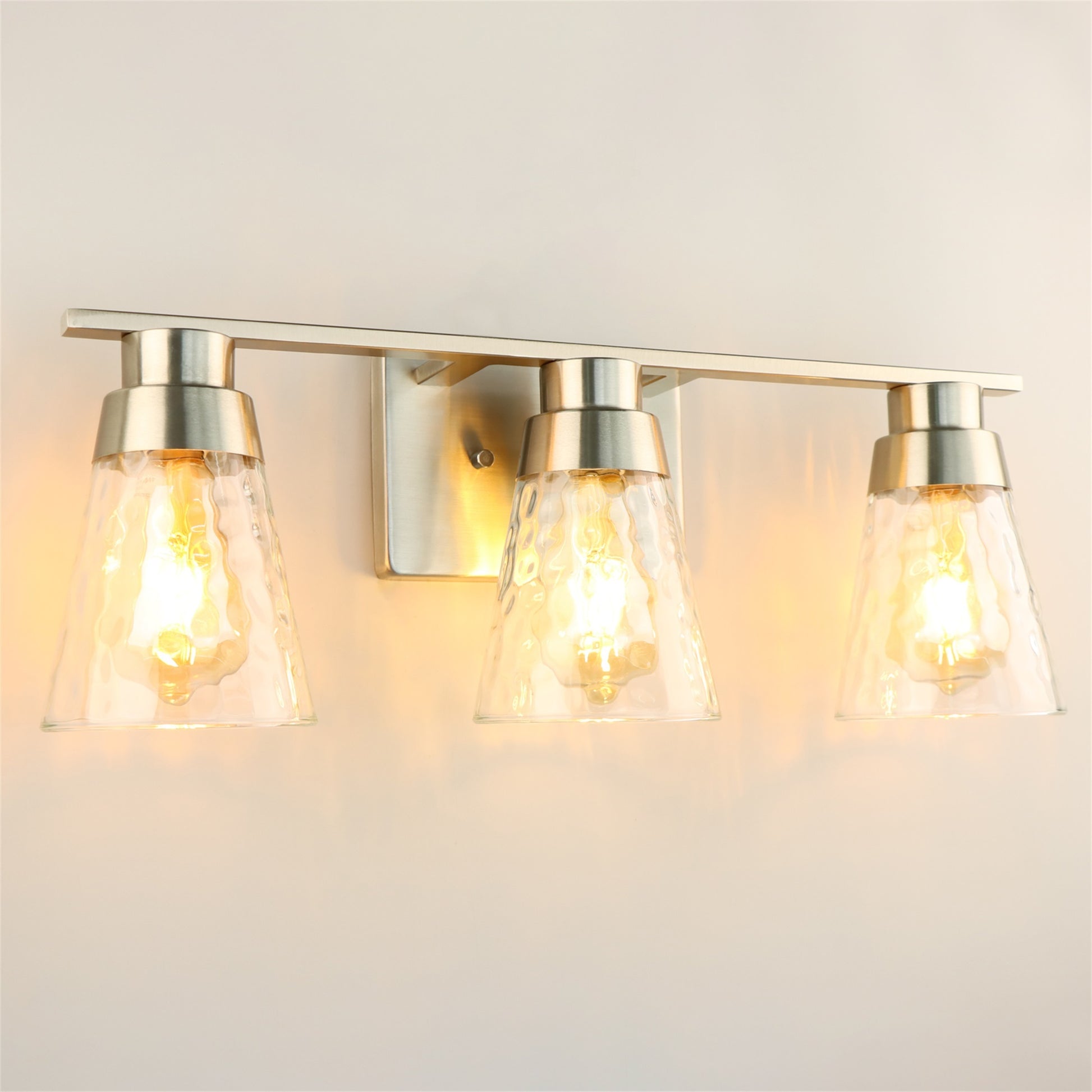 3 Light E26 Base Bathroom Vanity Light Fixtures