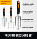 Essential Garden Tool Set Heavy Duty, Non Slip