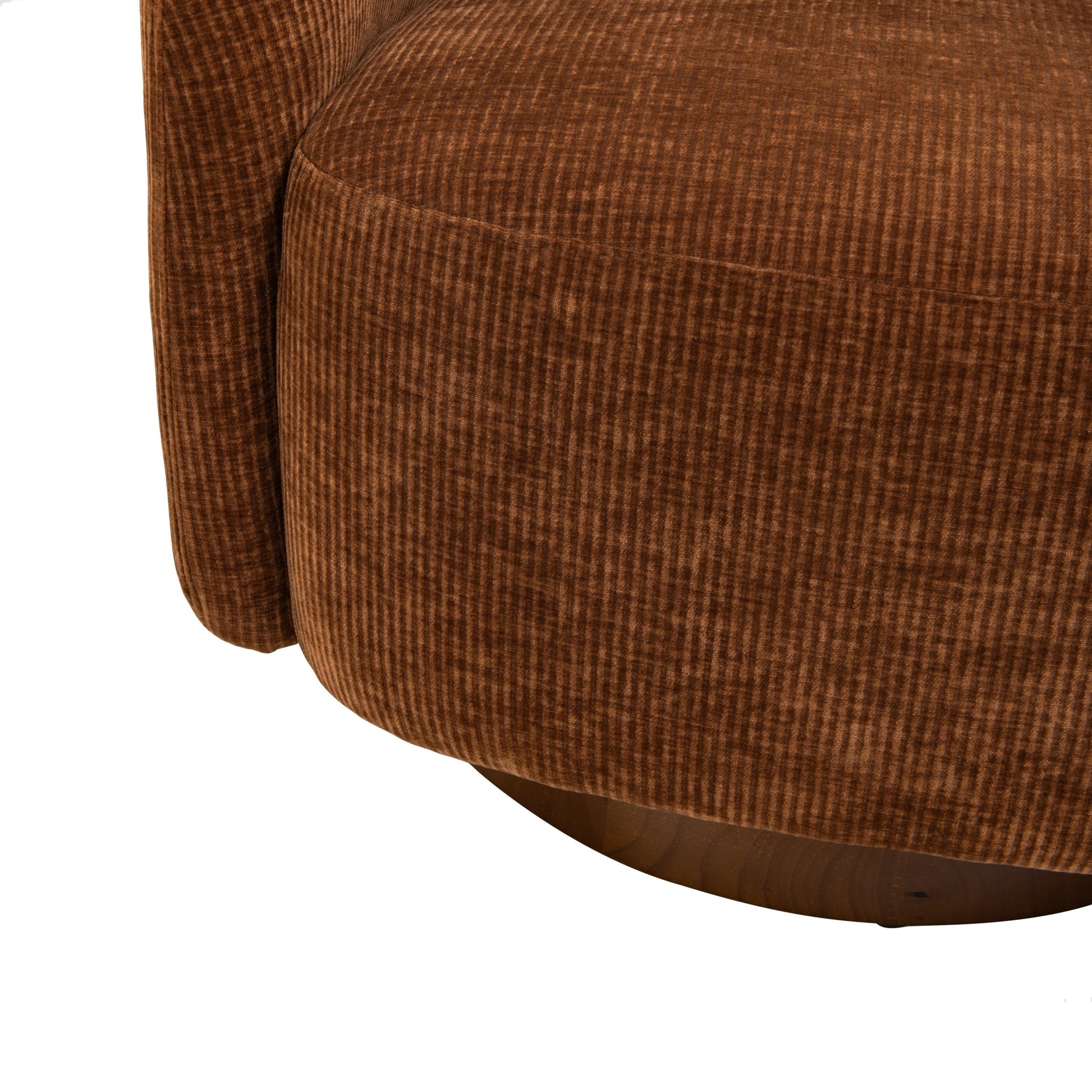 30.3"W Swivel Accent Barrel Chair And Comfy Round