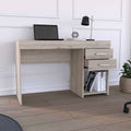 Ibare Two Drawer Computer Desk, One Lower Shelf