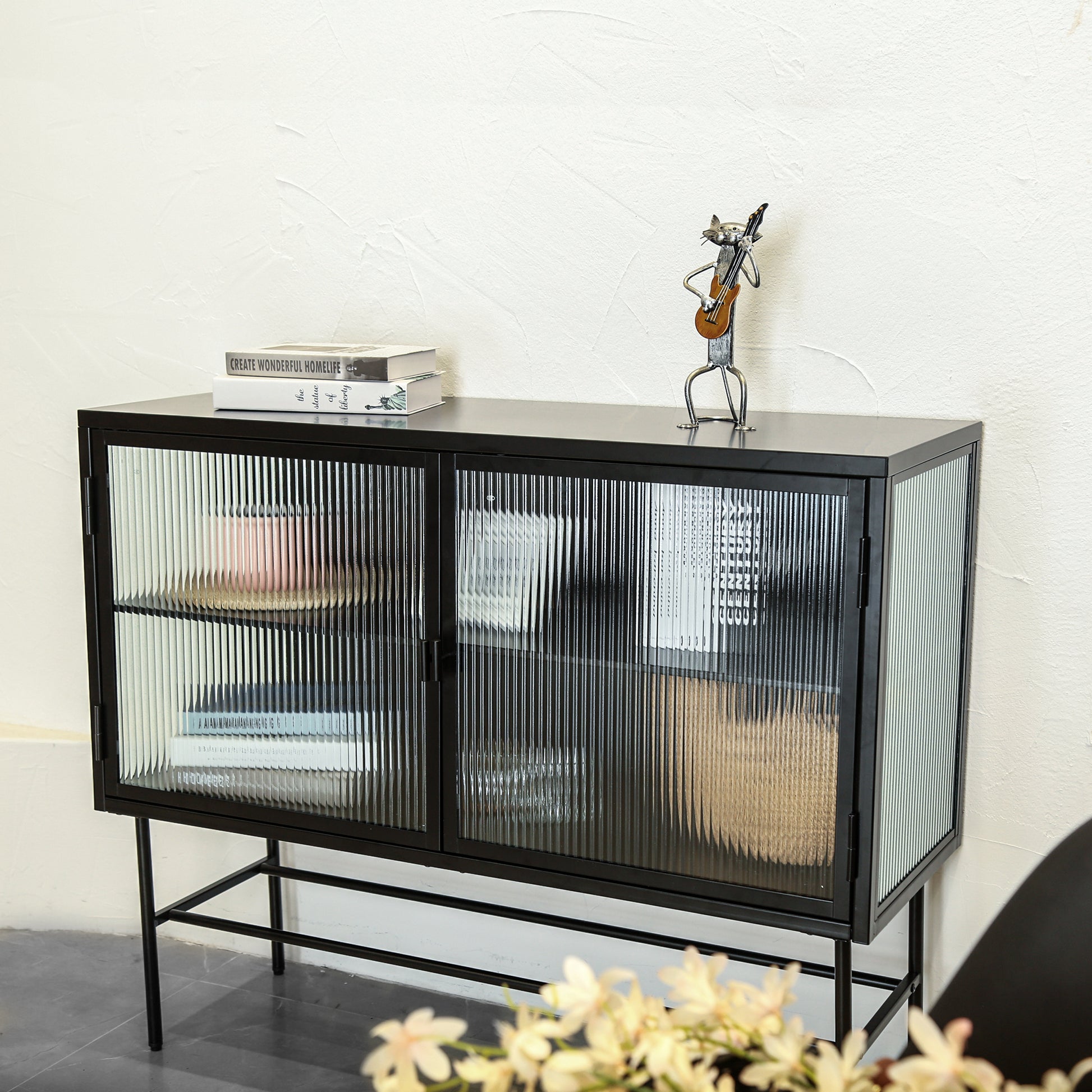 Retro Style Console Table Simple Modern Sideboard