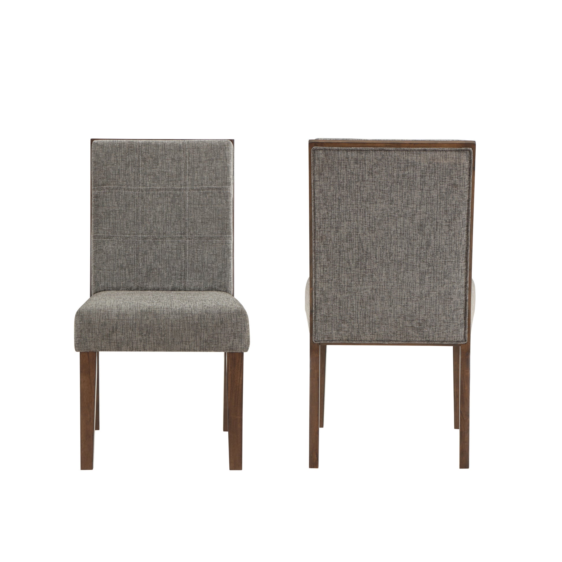 Quinn Chair Set Of 2 Dark Brown - Dark Brown Wood