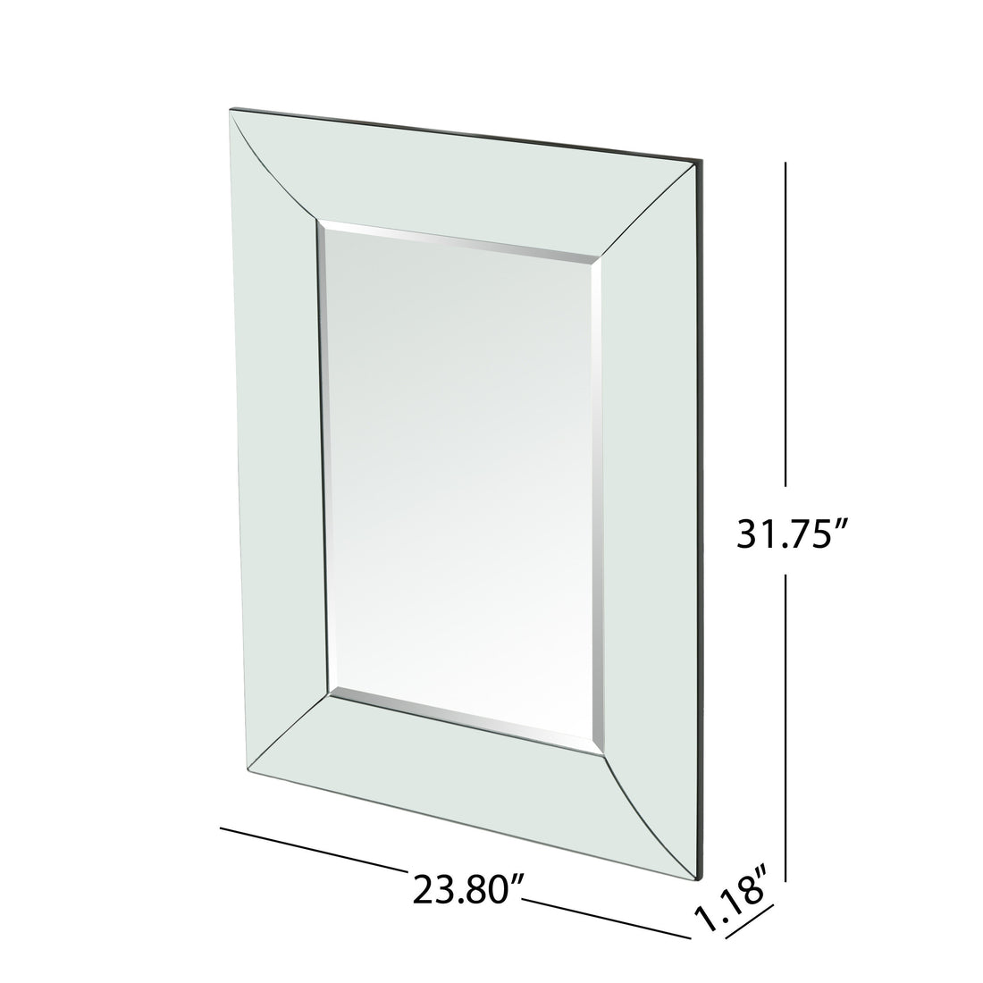 Curved Rectangle Mirror