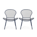 NEVADA CHAIR navy blue-leather