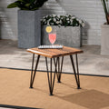 Zion Industrial Wood And Metal Coffee Table With