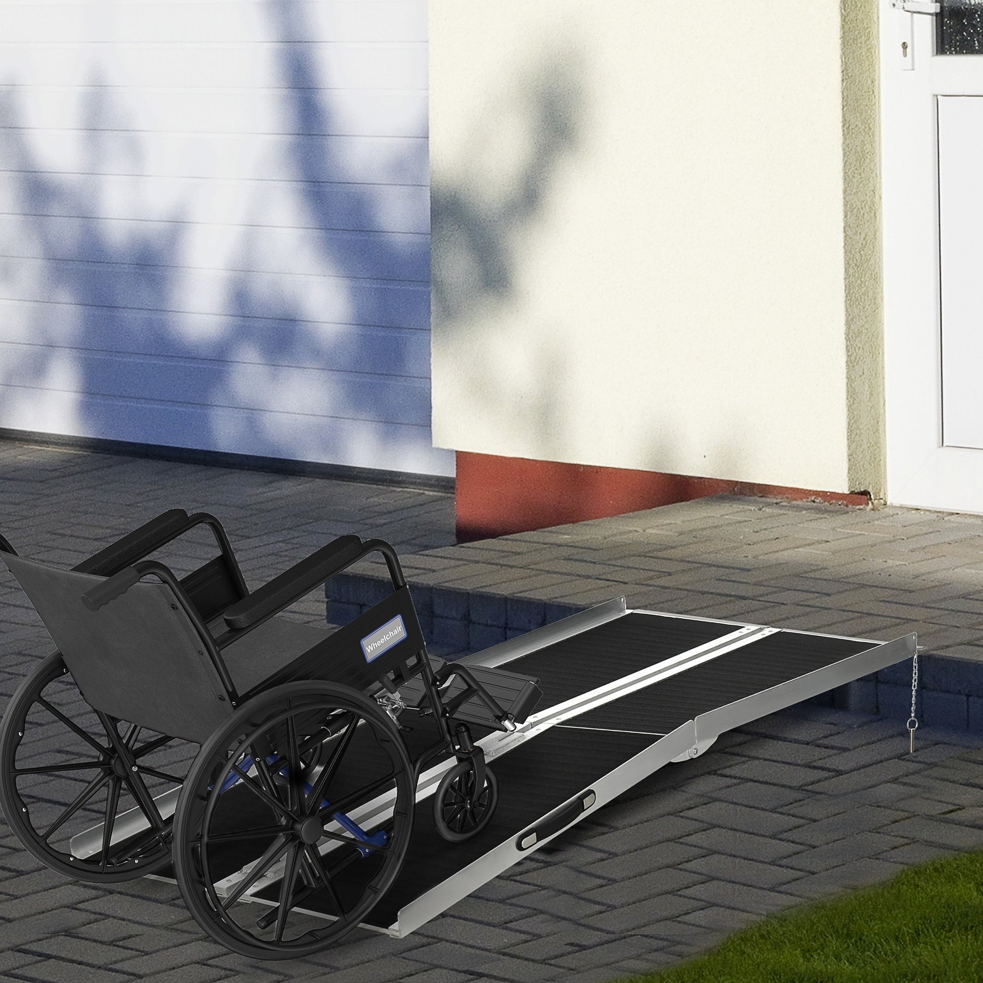 Portable Wheelchair Ramp for Home, Threshold