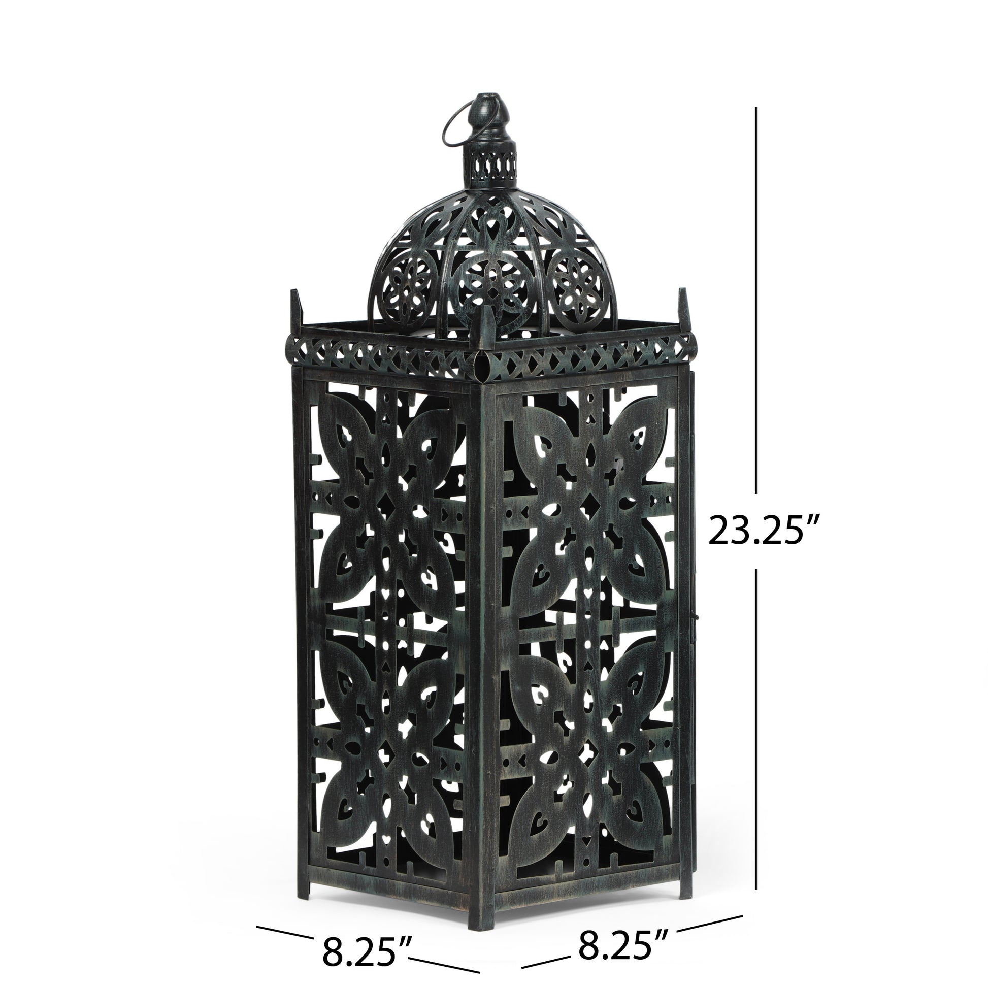 LANTERN LARGE black-iron