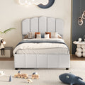 Twin Size Upholstered Bed With 2 Storage