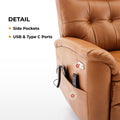 Dual Motor Power Lift Recliner Chair For Elderly,