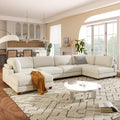 163''Modular Sectional Sofa,With Ottoman L -