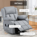 Homcom Electric Power Lift Recliner Chair, Pu