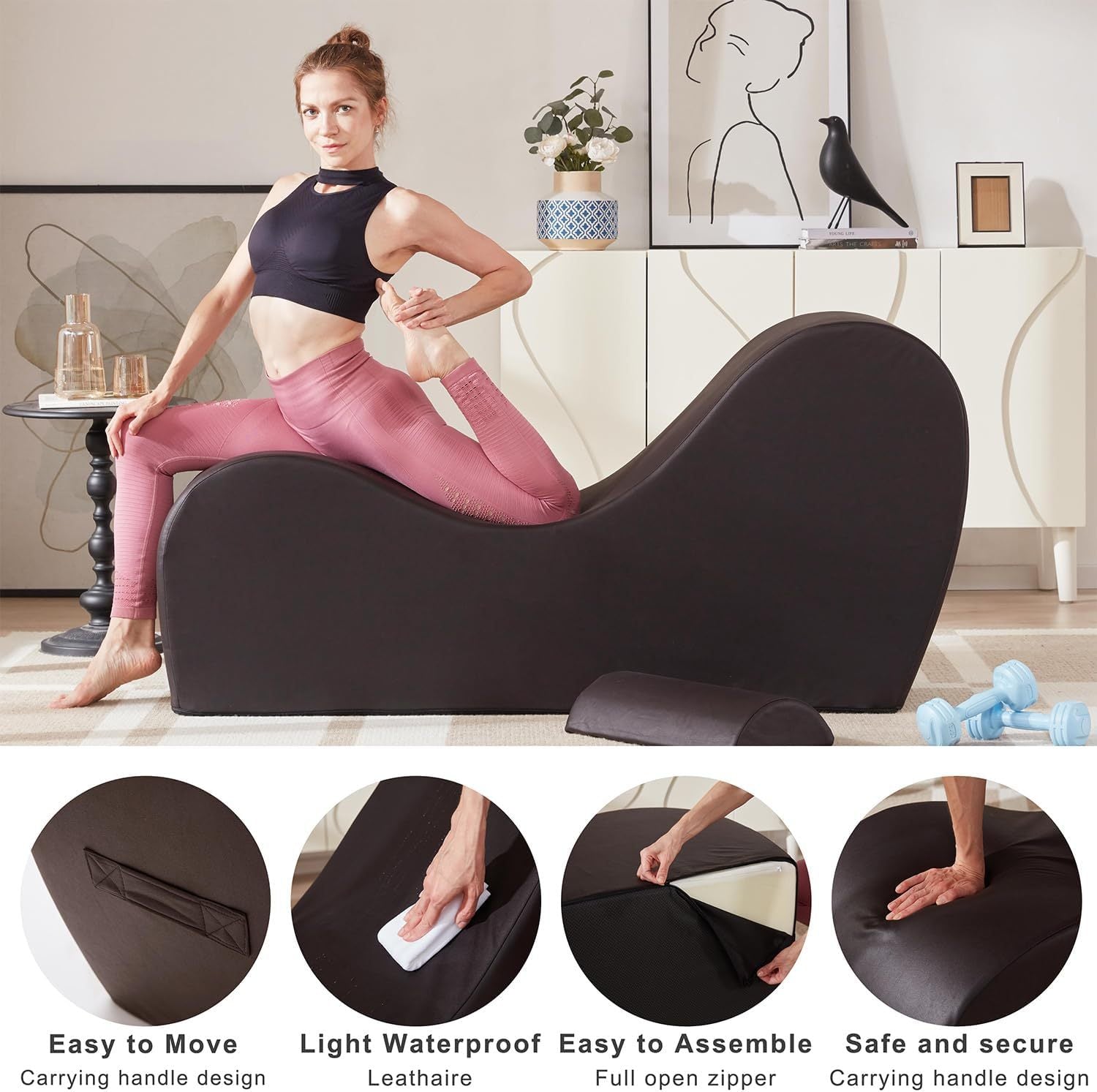 Yoga Chaise Lounge Chair For Stretching