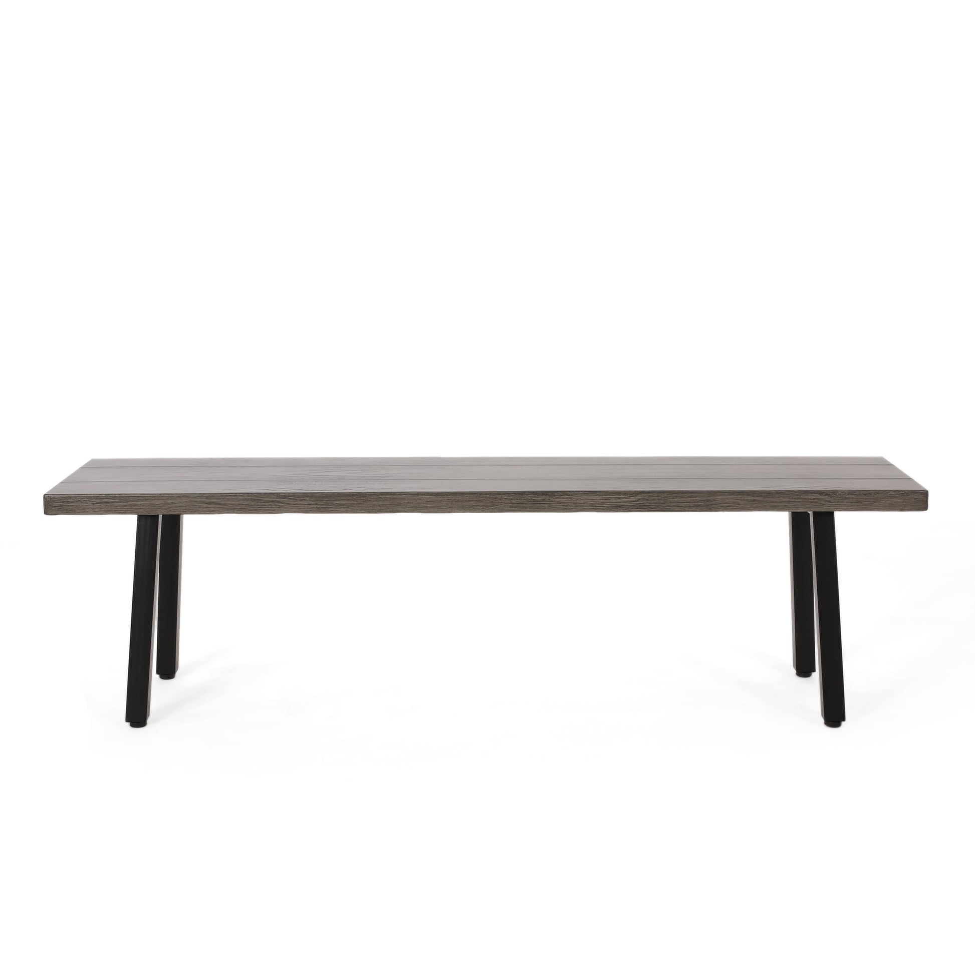 Pointe Aluminum and Steel Outdoor Dining Bench