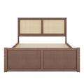 Queen Size Wood Storage Platform Bed With 4