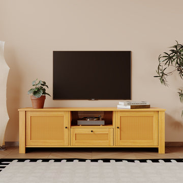 Farmhouse Tv Stand Modern Wood Media